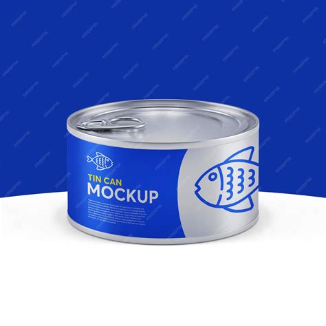 Tin can mockup | Premium PSD