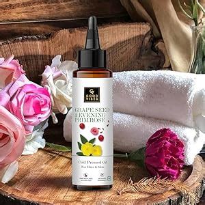 Buy Good Vibes Grape Seed And Evening Primrose Cold Pressed Oil For ...