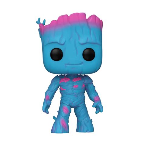 Funko Pop! Marvel Guardians Of The Galaxy Groot (Black Light )(Special ...