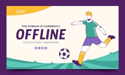 Fußball-Zuckenhintergrund des flachen Designs | Kostenlose Vektor