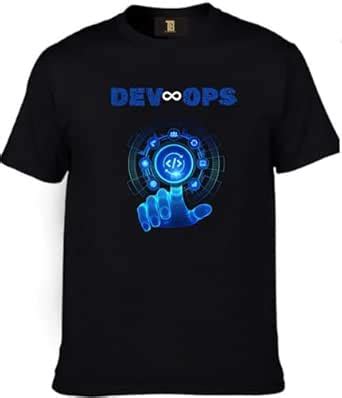 Buy TRENDIFY Men's Women's Regular Fit Graphic Printed Devops Infinite ...