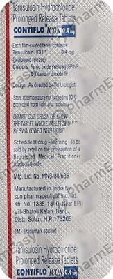 Contiflo Icon 0.4mg Tablet: Uses, Side-effects, Price, Dosage & More ...