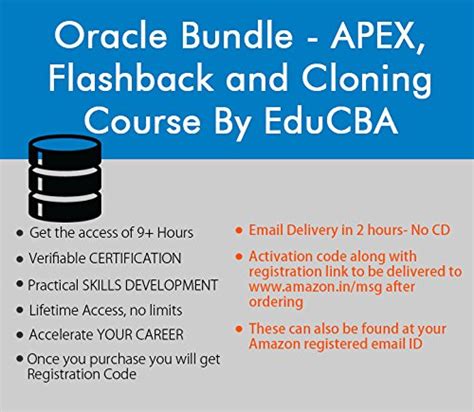 Oracle Bundle - APEX, Flashback and Cloning by EDUCBA (Email Delivery ...