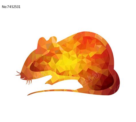 十二生肖鼠造型插画图片下载_红动中国