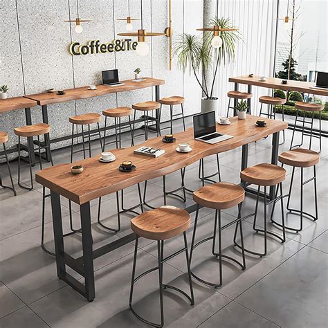 Amazon.com: OOIKVCC Farmhouse Bar Table,Rustic Counter Height Pub Table ...