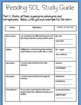 Reading Study Guide 的图像结果