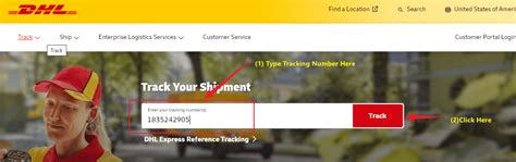 DHL Express Tracking Number 的图像结果