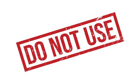 Do Not Use Rubber Stamp. Do Not Use Grunge Stamp Seal Vector ...