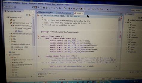 Image result for Android R Java File