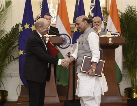 Press Statement by PM during State visit of President of France