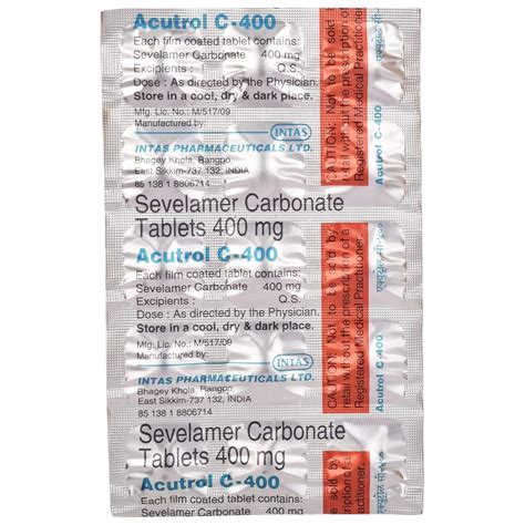 Acutrol C-400mg - Strip of 15 Tablets : Amazon.in: Health & Personal Care