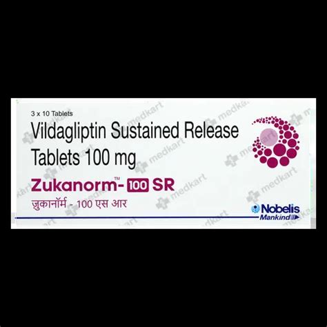 ZUKANORM 100MG SR TABLET 10'S : View Price, Combination and ...