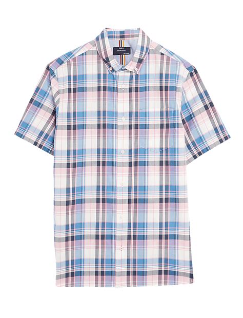 Buy Pure Cotton Check Shirt at Marks & Spencer