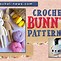 Image result for Crochet Bunny Pattern Eyes