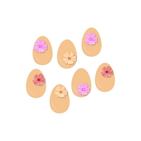 Free Happy Easter Egg artwork, Easter Egg Floral Design. 19634529 PNG ...