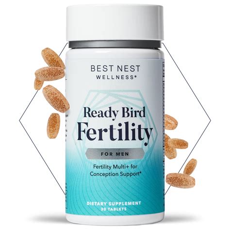 Best Nest Wellness Ready Bird Fertility Supplement for Men, 3 in 1 Multivitamin, Herbal Blend ...