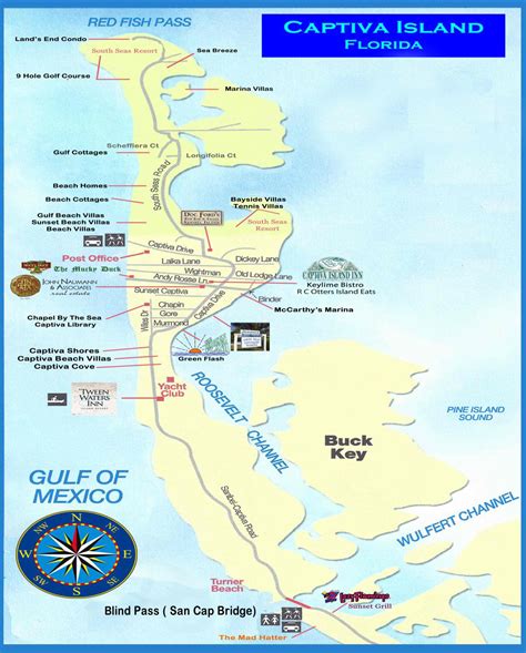Captiva Island Florida Map