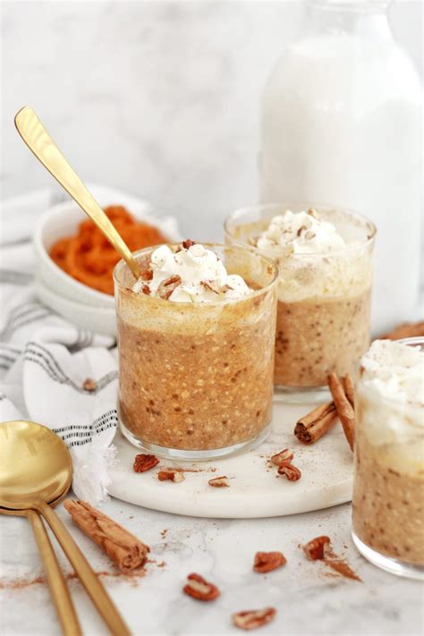 Pumpkin Pie Overnight Oats | Chef Elizabeth Reese
