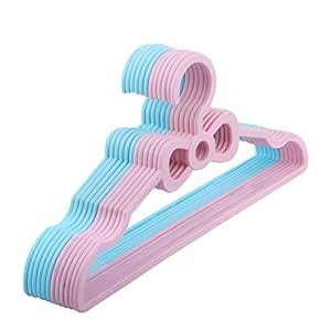 WEWEL Heavy Clothes Hanger 12PCS Multi Use Hanger for Clothes, Wardrobe ...