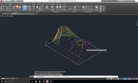 Create Surfaces AutoCAD 的图像结果