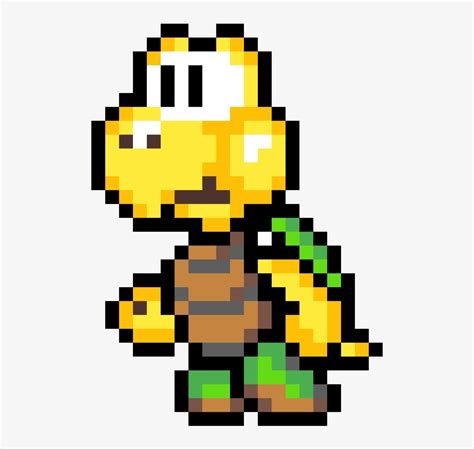 Koopa Troopa - Mario Koopa Troopa Pixel - Free Transparent PNG Download ...