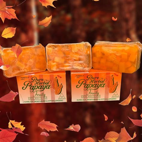 Pure Herbal Fruity papaya soap - (Advanced Foaming cleanser) – Derma Green
