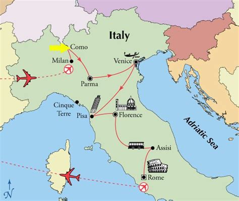 Image result for Como Italy Map