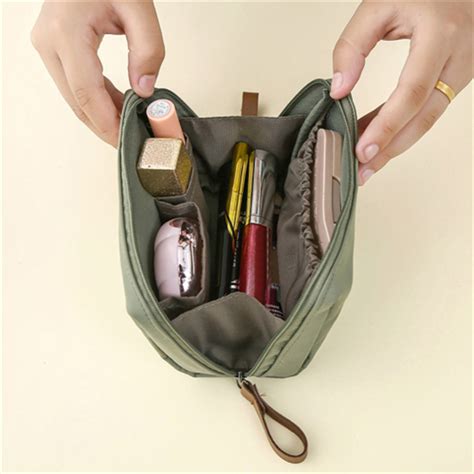 Travel Makeup Bag Small - Mini Cosmetic Pouch with Zipper for Purse ...