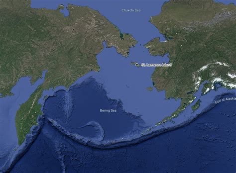 St Lawrence Island Map