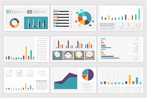 Data Charts PowerPoint Presentation Template | Nulivo Market
