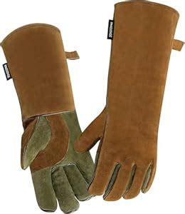 INNO STAGE Welder Gloves Heat Resistant 16 Inches Cowhide 932 ââ€žâ ...