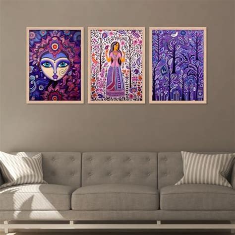 ARTELLY Madhubani Wall Painting For Office Wall Decoration ...