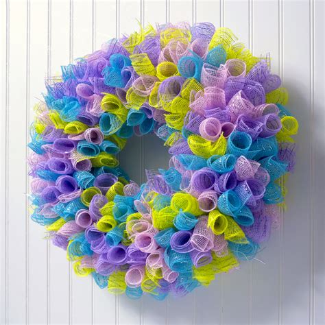 Mesh Wreath DIY Easy 的图像结果