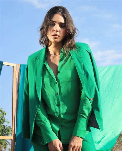 Rareism Women's Ziva Green Polyester Fabric Full Sleeves Button Closure ...