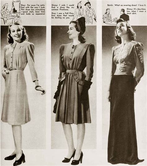 1940s Fashion - Cool Winter Styles | 1940s fashion, Womens fashion ...