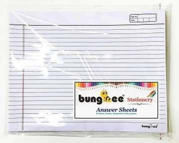 Flipkart.com | Bungbee Answer Sheets for Exam Practice (200 Ruled Pages ...