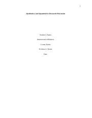 Image result for Quantitative Research Discussion Example