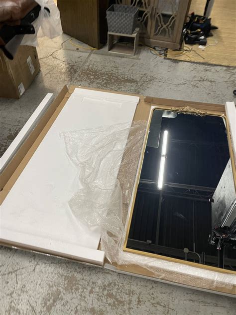 Ravena Floor Mirror Gold Frame