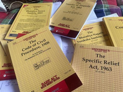 Buy Universal’s Combo of 9 Bare Acts IPC, CrPC, CPC, Constitution of ...