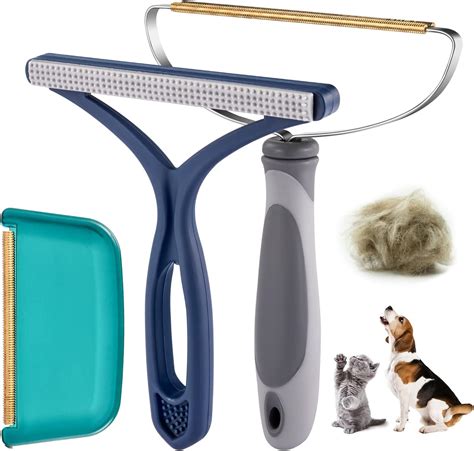 AXLUNAR Pet Hair Remover for Couch - 3 Pack Dog Cat Hair Remover ...