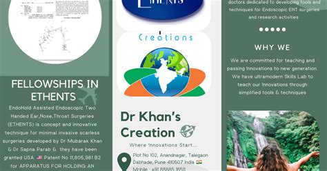 Fellowships | Endoscopic Two Handed ENT Surgeries | Dr Khan’s Creation ...