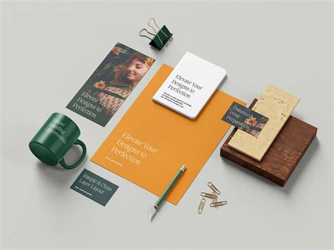 5 Free Luxury Business Stationery Mockup PSD Files - PsFiles