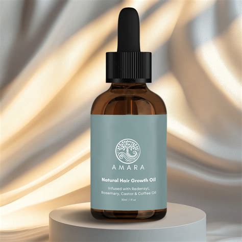 Amara Natural Hair Growth Oil infused with Rosemary & Castor Oil ...
