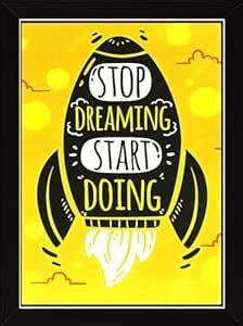 GLAMSIYA MOTIVATIONAL QUOTES | Inspiring Quotes Wall Framed Poster For ...