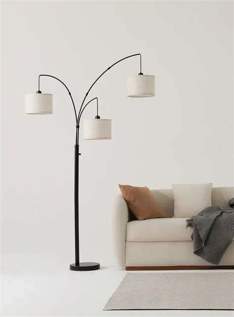 Illuminate Your Space with a 3 Light Arc Floor Lamp