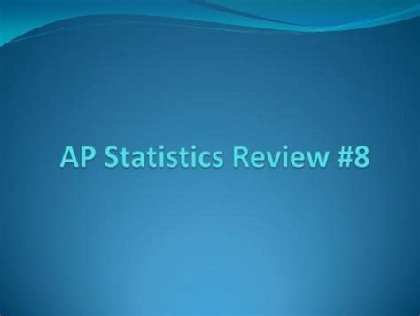 Image result for AP Statistics Review