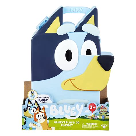 Buy Bluey Play and Go Playset Deluxe Collector Case and Figure Online ...