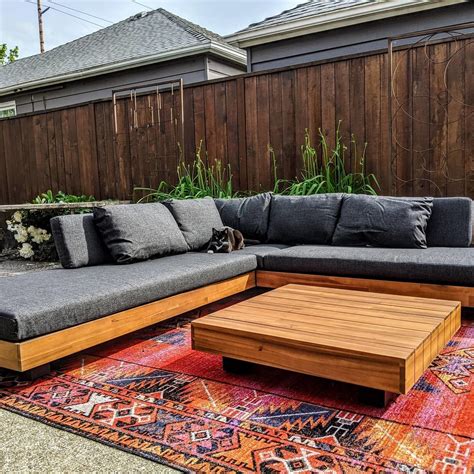 Mid century modern outdoor sectional sofas couches article – Artofit