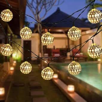 Buy XERGY Moroccan Ball LED String Fairy Lights Outdoor and Indoor for ...