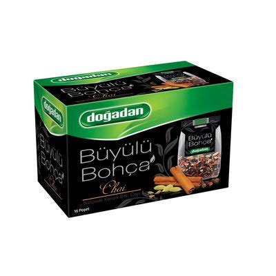 Büyülü Bohca Mixed Herbal Tea with Chai , 16 teabags